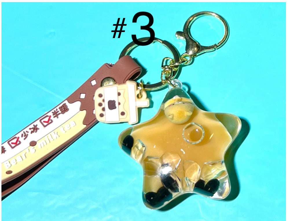 Boba key chain